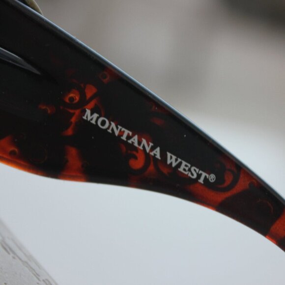 Montana West Sunglasses in Leopard w/Turquoise Thunderbird Concho Accents main image 8